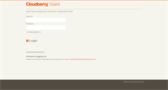 Desktop Screenshot of cloudberryclient.com