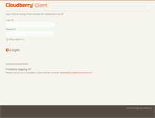 Tablet Screenshot of cloudberryclient.com